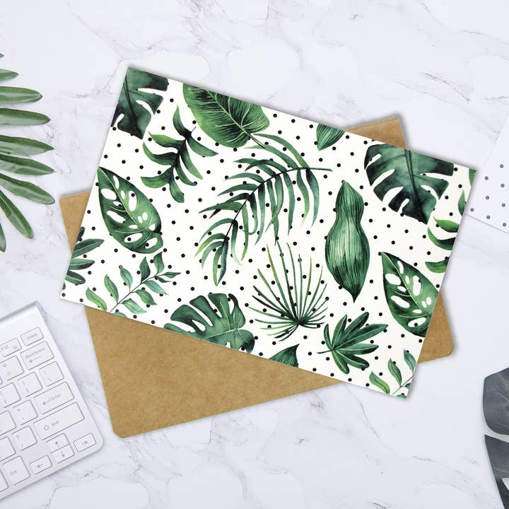 Tropical Plants - 36 Pack Assorted Greeting Cards for wholesale by Tiny Mills