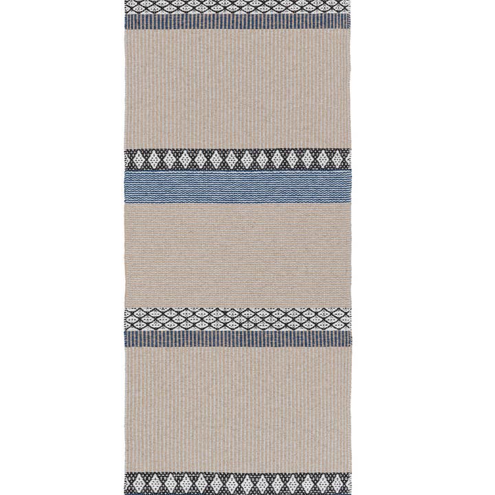 Blue Savanne Vinyl Rug for wholesale by Talla Imports