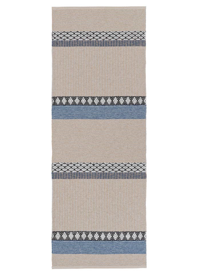 Blue Savanne Vinyl Rug for wholesale by Talla Imports