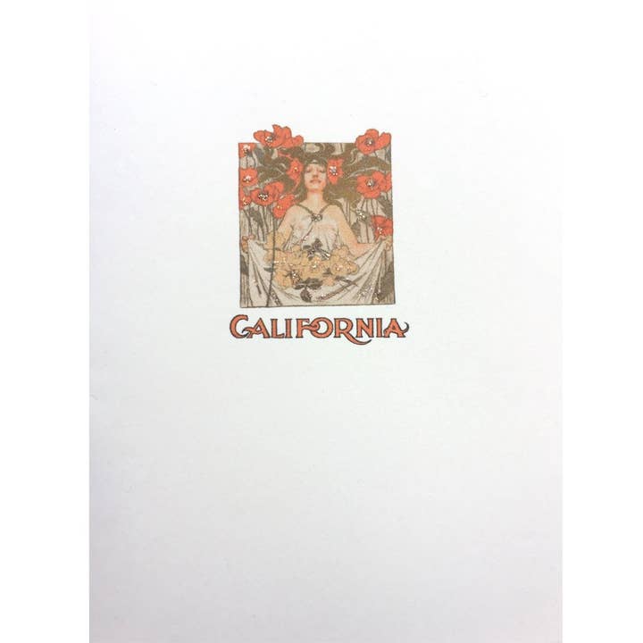 California Woman Card for wholesale by lumia designs