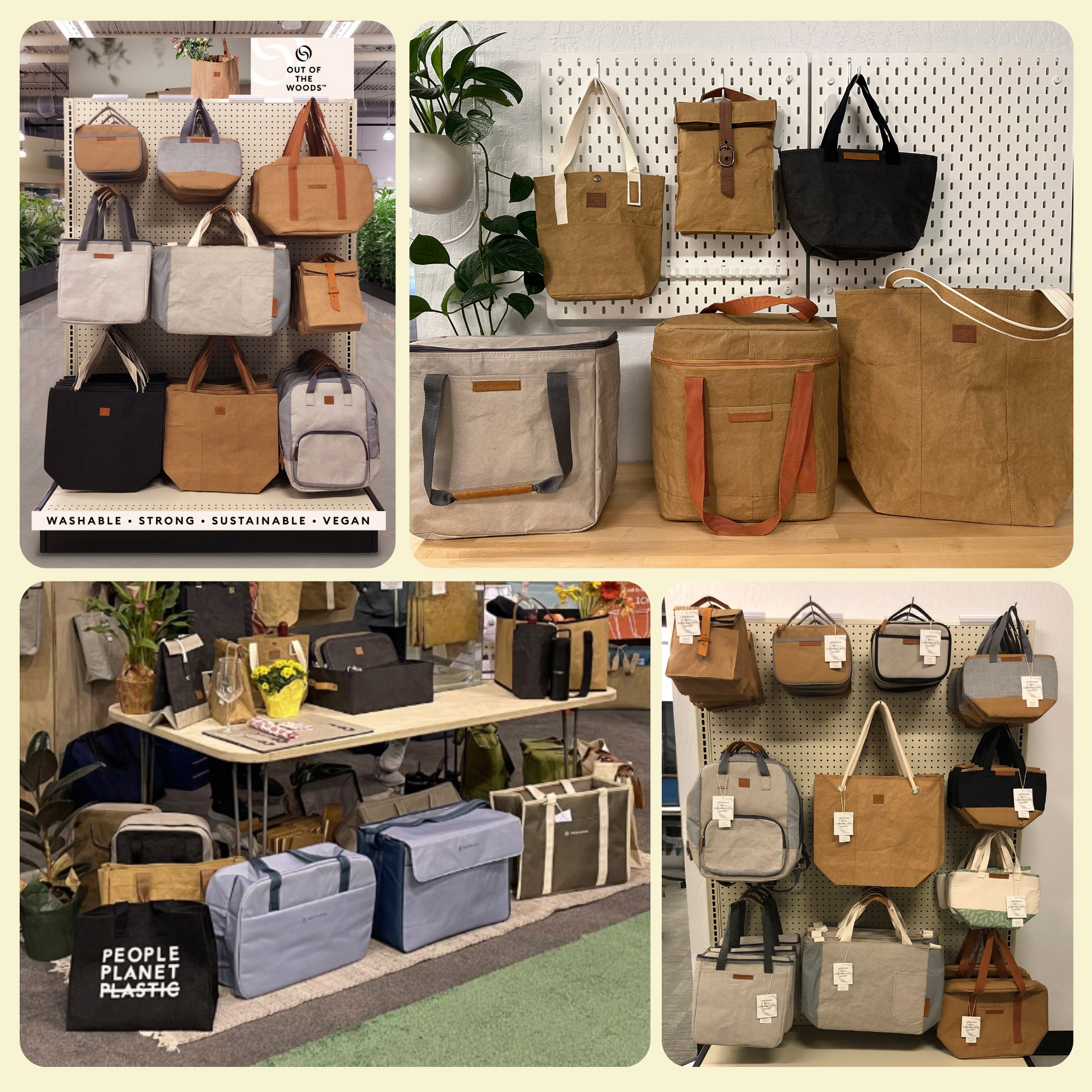 Sahara Paper Bag Cooler, Washable Lunch Bag - SMALL CASE PACKS for wholesale on Faire7