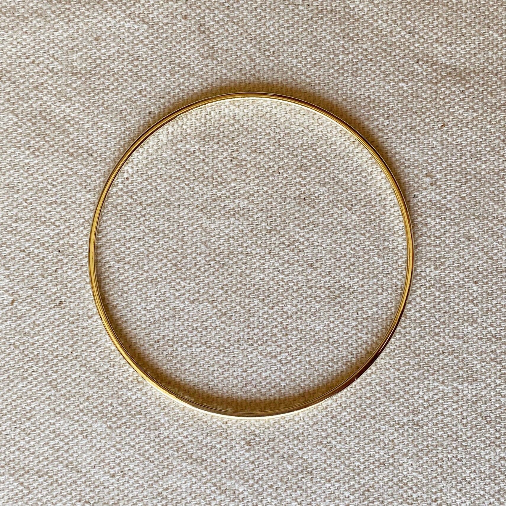 GoldFi - Wholesale Bangle Bracelet - 18k Gold Filled Bangle Bracelet0
