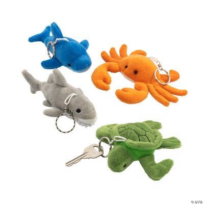 MINI SEALIFE ANIMAL KEYCHAIN ASST for wholesale by Fun Express