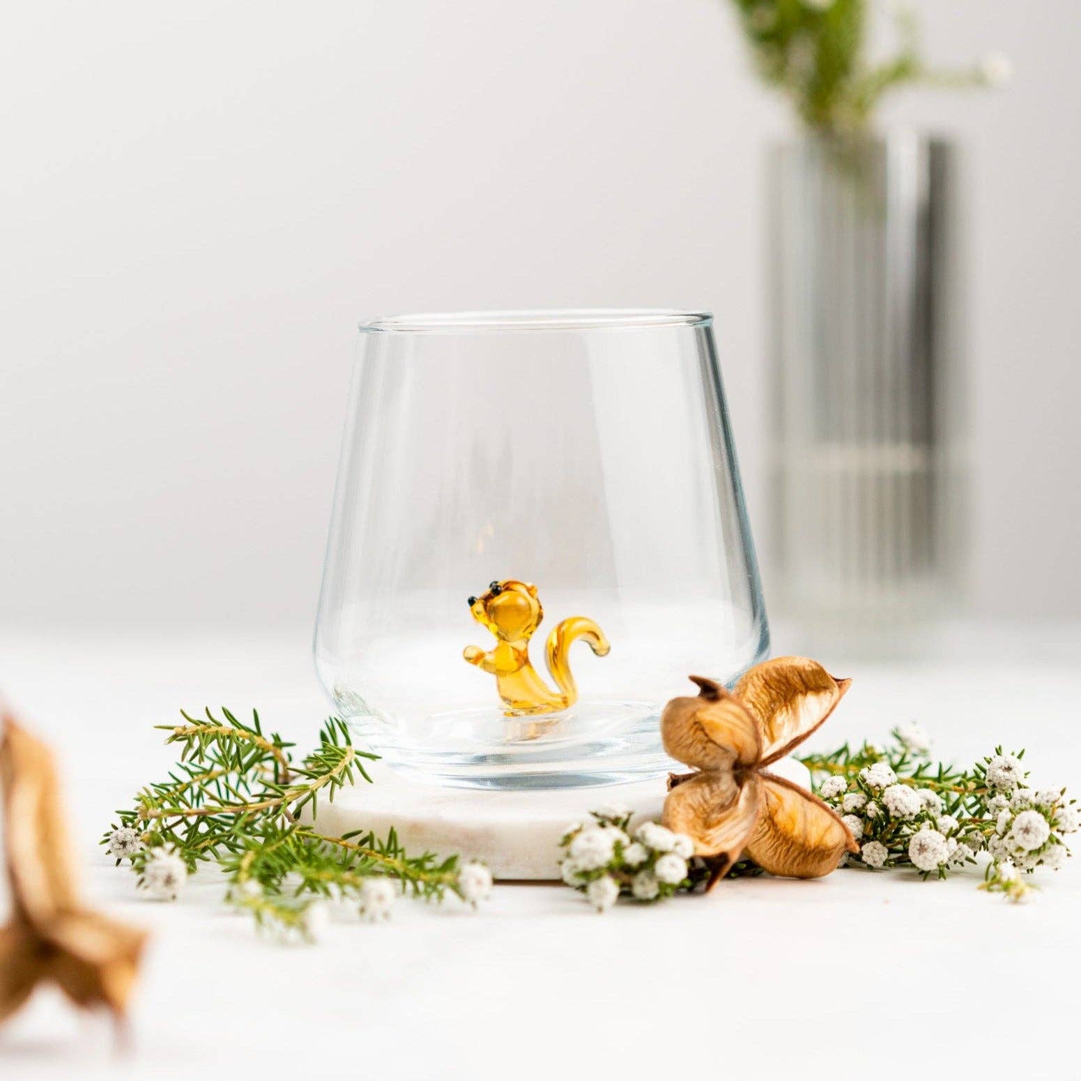 Minizoo - Wholesale Drinking Glass/Cup - Squirrel Glass1