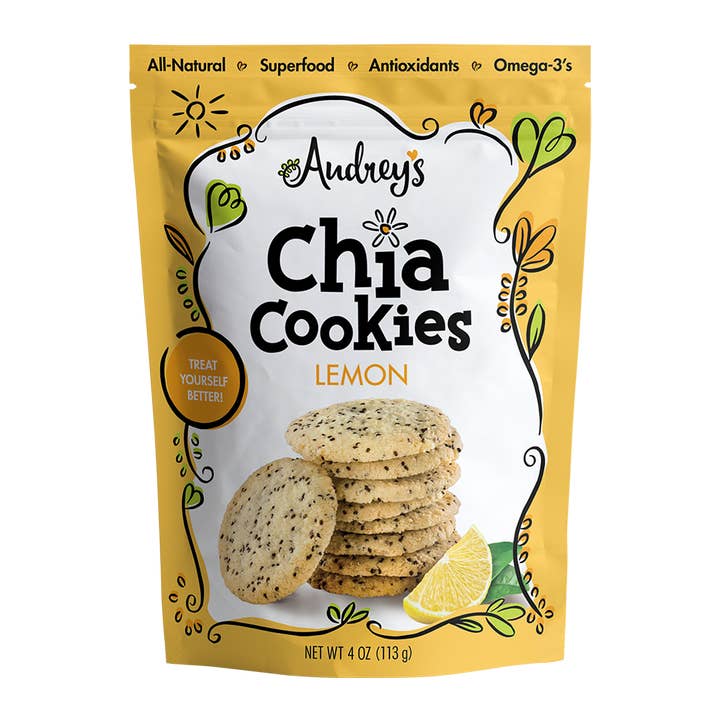 Audrey's Chia Cookies – Großhandel Cookie – Audrey's Chia-Plätzchen - Zitrone