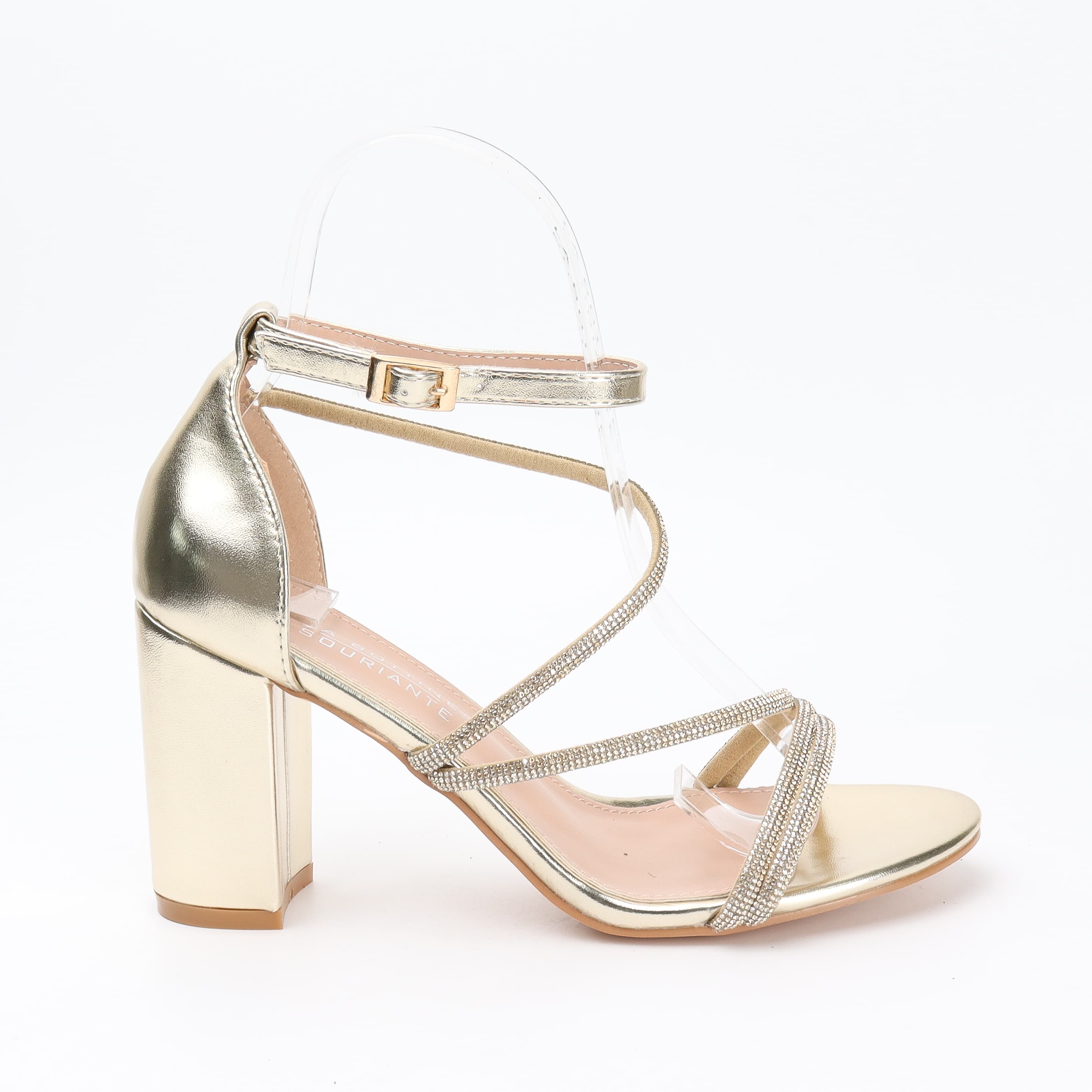 La Bottine Souriante - Wholesale High Heels - Women's - Strass Heel Sandals – Elegant Evening Shoes11