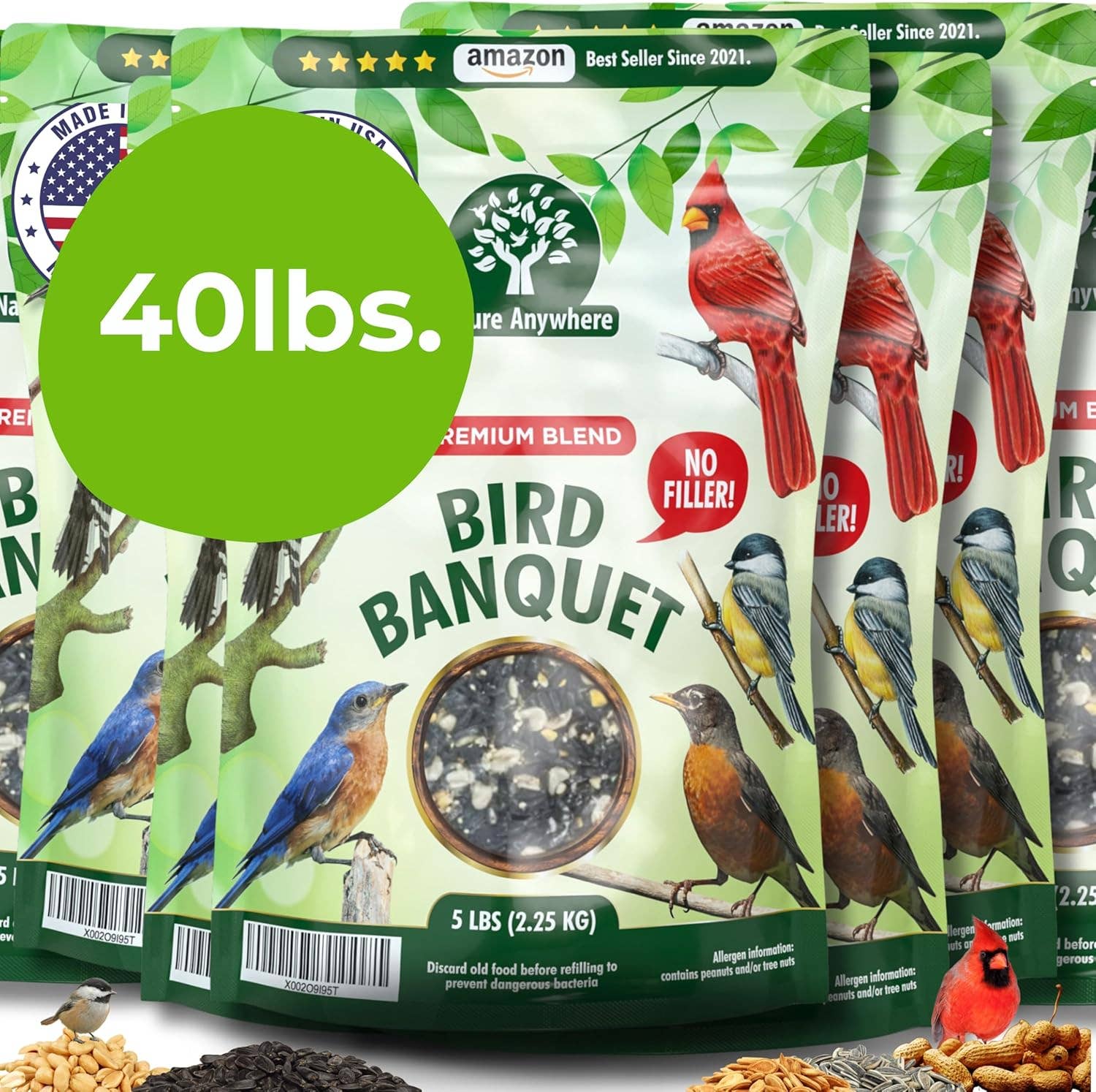 Nature Anywhere - Wholesale Seeds/Kernels - Bird Banquet Bird Seed8