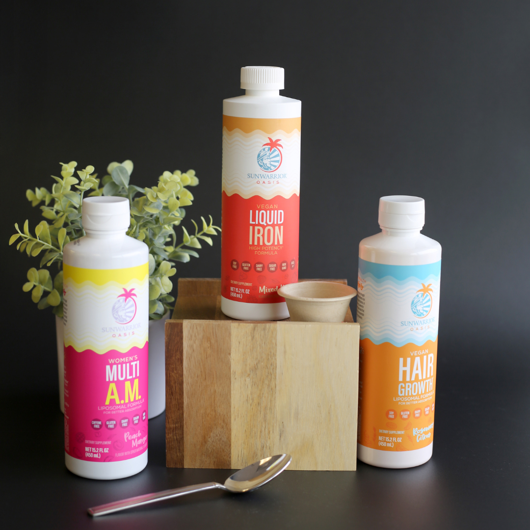 Sunwarrior - Wholesale Oral Supplement/Vitamin - Liquid Liposomal Multivitamin AM For Her - Peach Mango 3