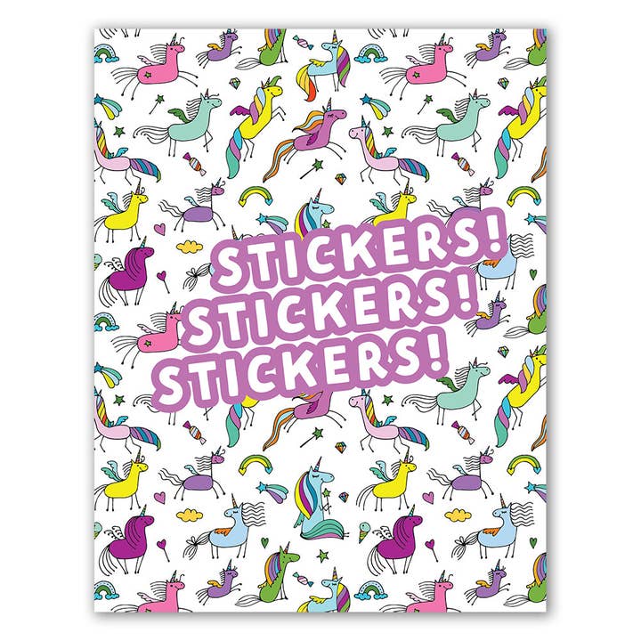 Unicorns Blank Sticker Album for wholesale by Sticker Planet