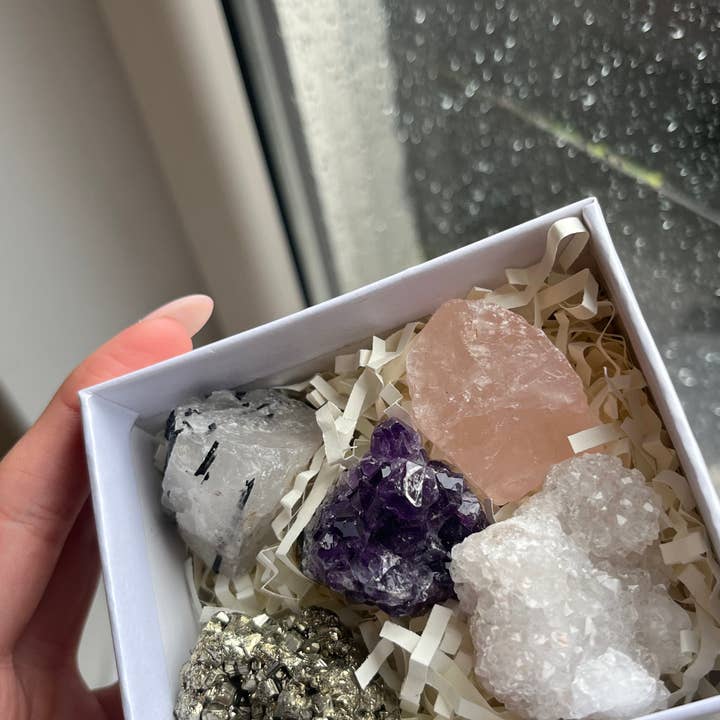 Set de 5 piedras preciosas en bruto para venta al por mayor de Cosmocrystals