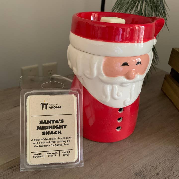Santa's Midnight Snack Sojawachsschmelze für den Großhandel von When In Aroma Candle Company