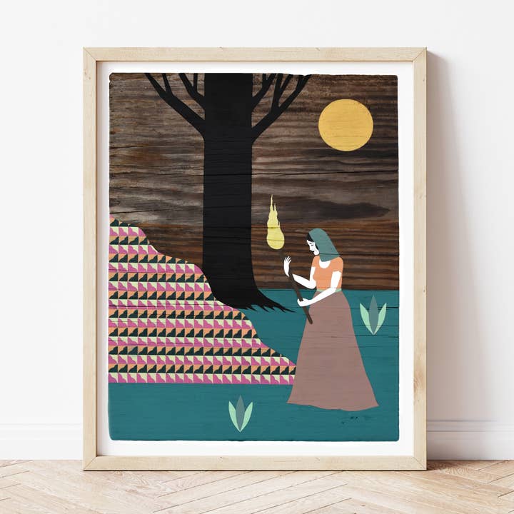 Burn It Down Print for wholesale by Adrian Landon Brooks