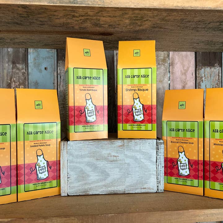 Ala Cart Alice - Vente Soupes - Soup Starter Pack (nos 6 meilleures soupes dans 1/2 caisse)