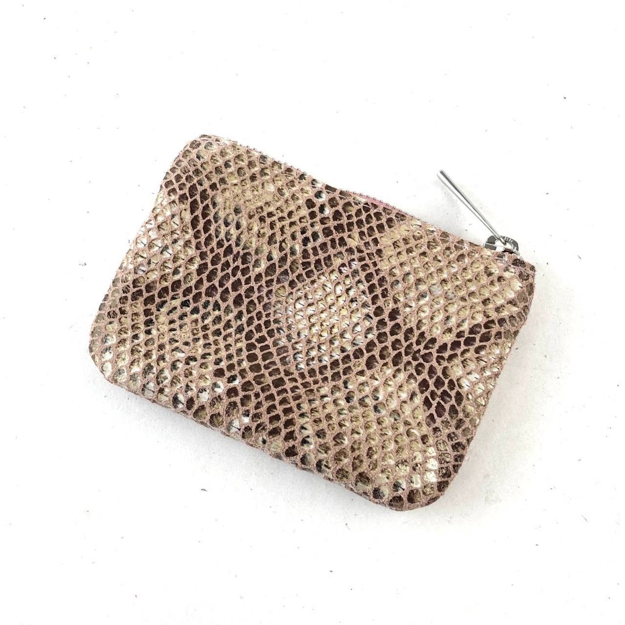 MILANO AMOUR - Venta al por mayor Monedero - Mujer - Monedero mini para mujer en piel de becerro con textura de reptil3