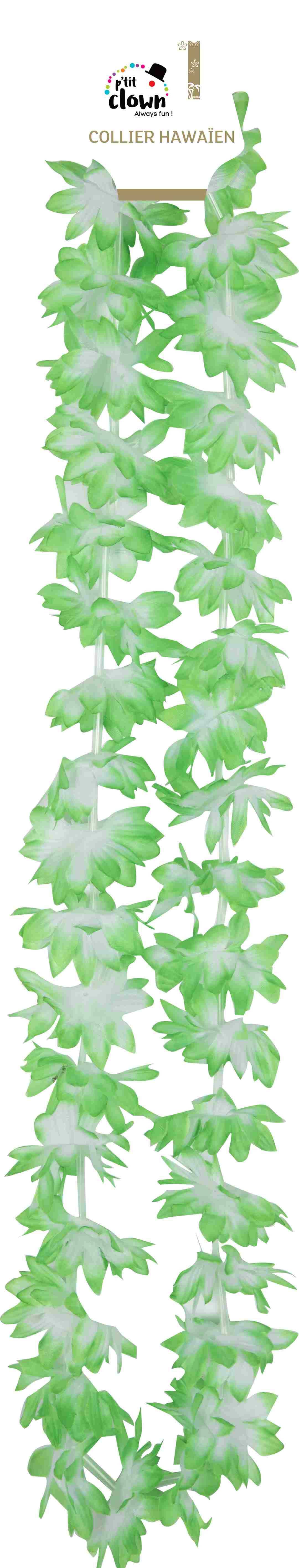 P'tit Clown - Wholesale Costume - Women's - Hawaiian Necklace - Fine Flowers - Random Colors6