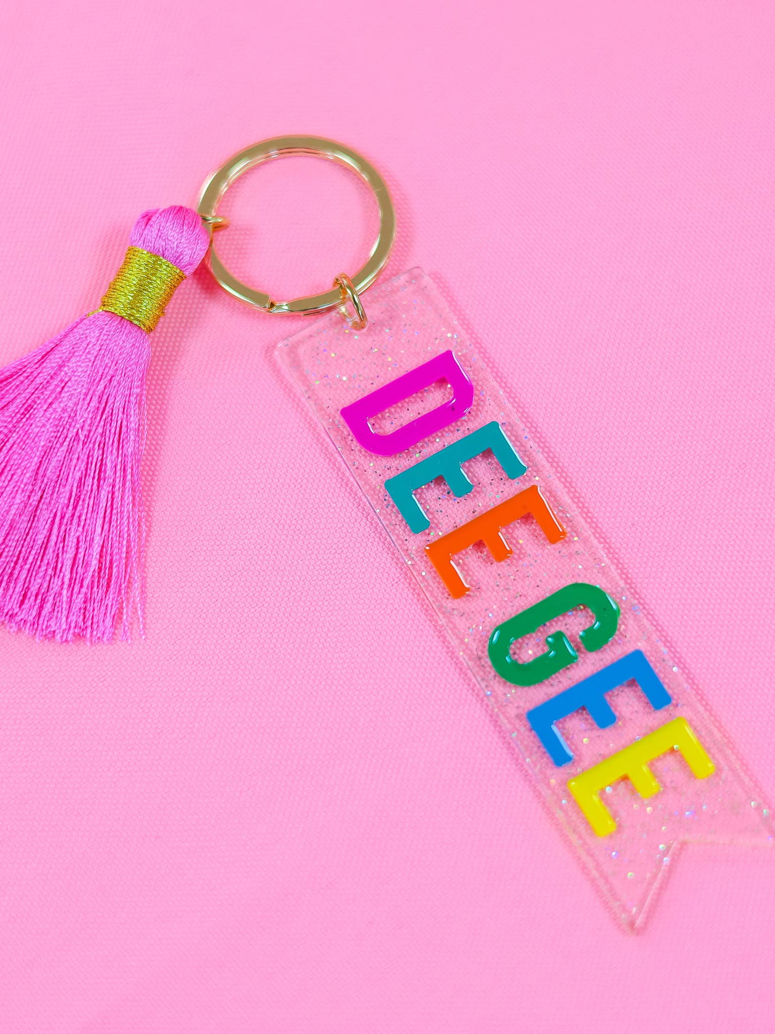 Duo Threads - Wholesale Keychain - Women's - Tassel Sorority Key Fob4