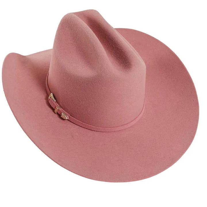 American Hat Makers - Wholesale Cowboy Hat - Unisex - 100% Wool Felt Western Cowboy Hat - Style Cattleman
