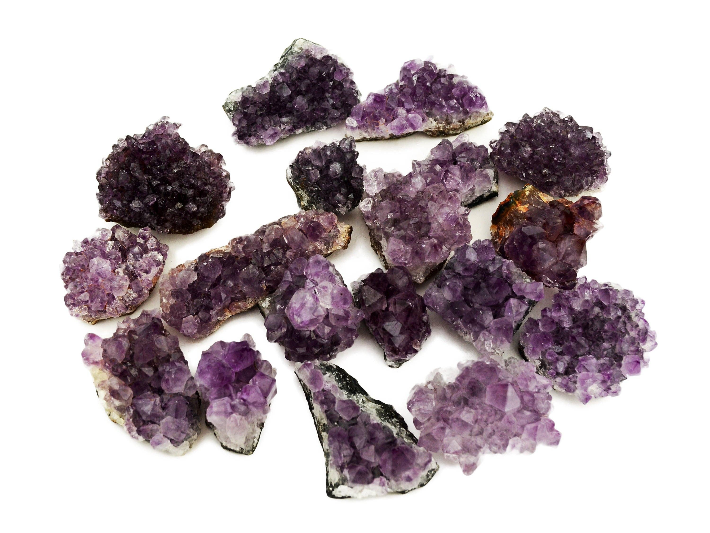 Kaia & Crystals - Wholesale Spiritual Stone/Crystal - Druzy Amethyst (Brazil) AA+ Quality 1 Kg Lot (10-12 Pcs)7