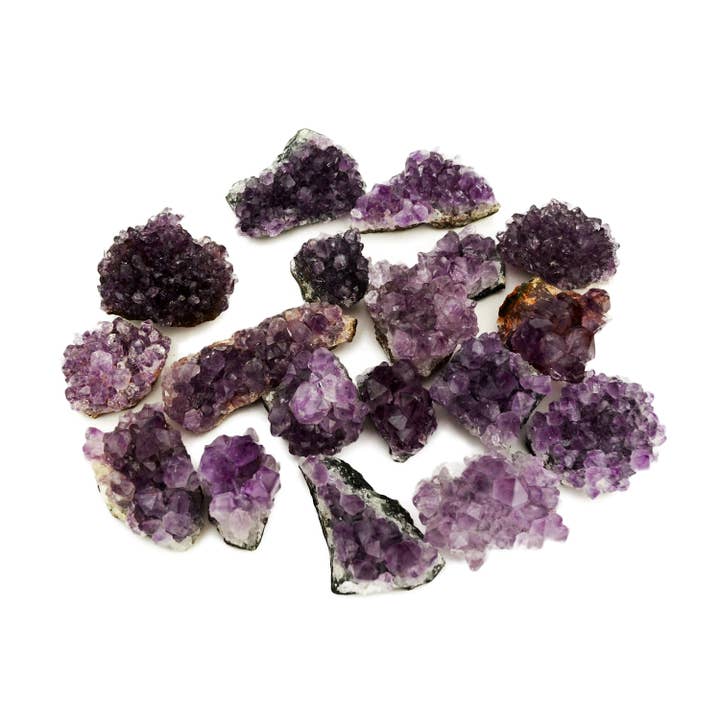 Kaia & Crystals - Wholesale Spiritual Stone/Crystal - Druzy Amethyst (Brazil) AA+ Quality 1 Kg Lot (10-12 Pcs)7