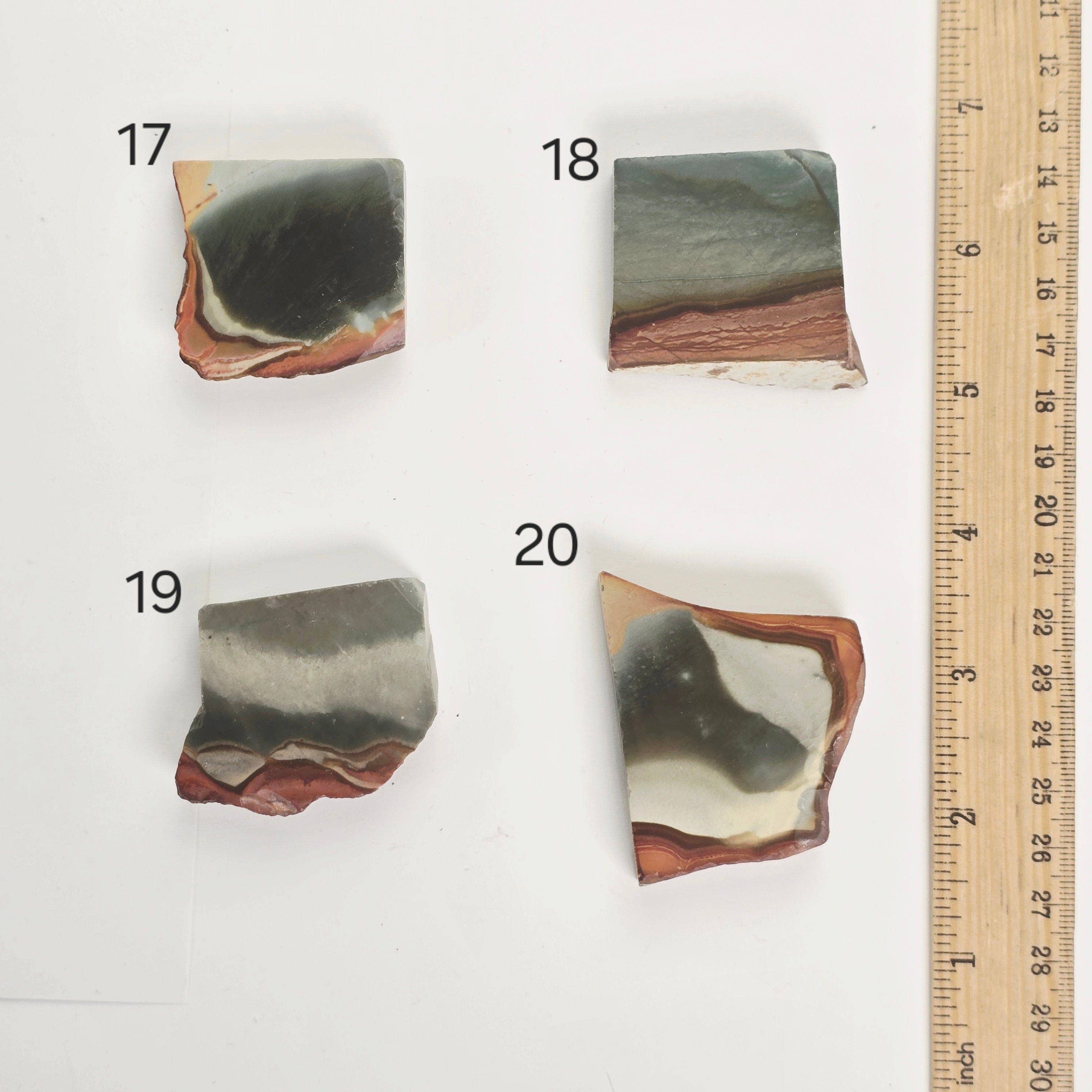 Rock Paradise - Wholesale Spiritual Stone/Crystal - Polychrome Jasper Semi Polished Crystal Slab - You Choose0