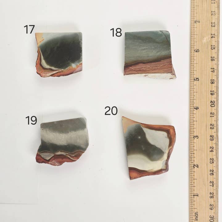 Rock Paradise - Wholesale Spiritual Stone/Crystal - Polychrome Jasper Semi Polished Crystal Slab - You Choose