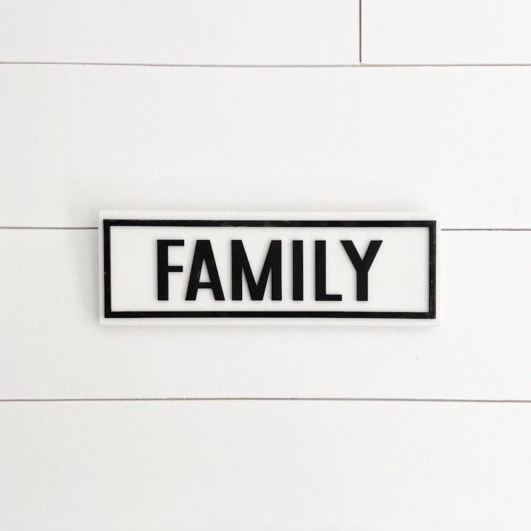 Nail and Hook Laser Cut Home Decor - Wholesale Sign - 12” Farmhouse Word Signs2