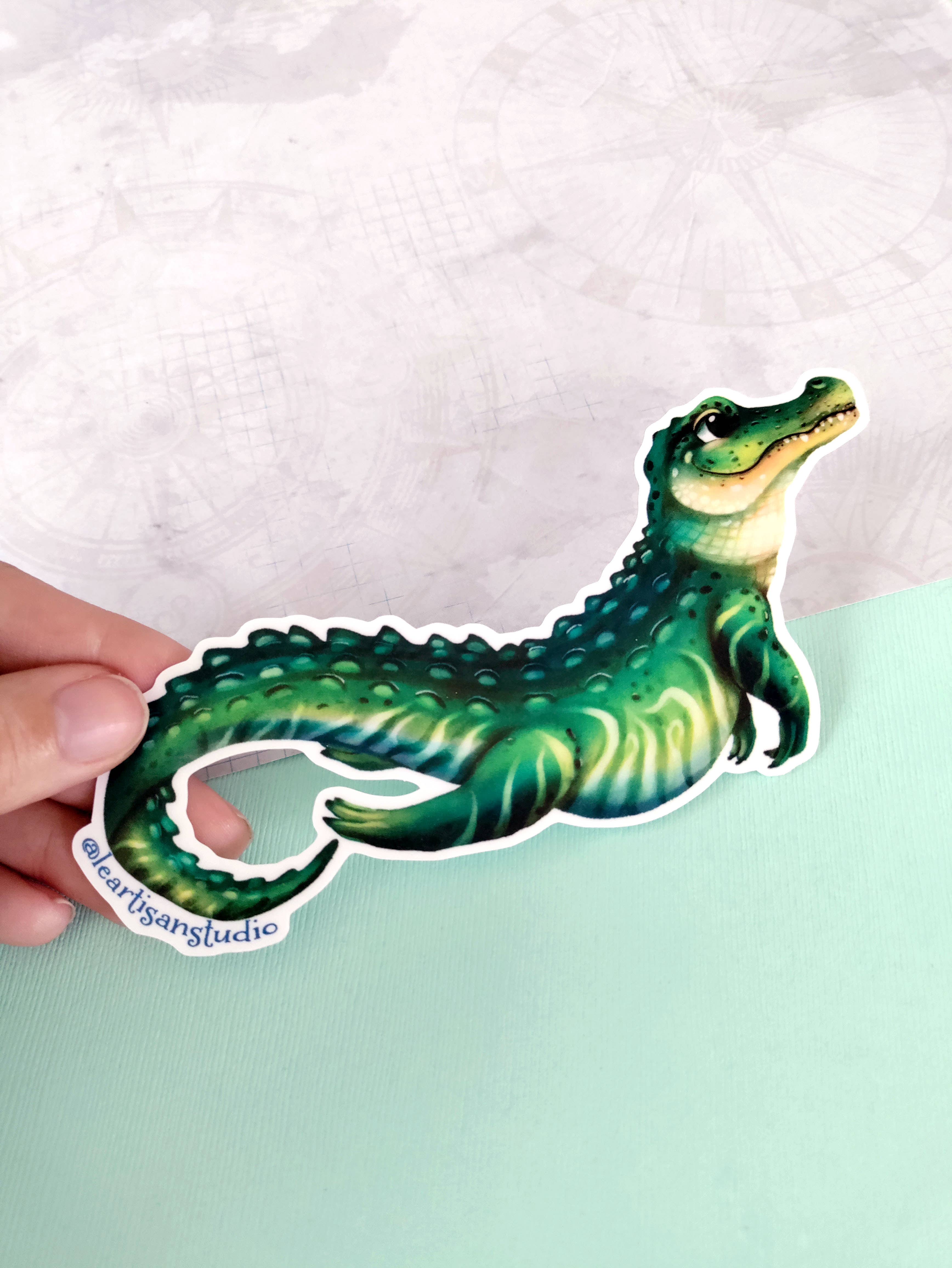 Cappy Trails - Wholesale Sticker - Vriendelijke alligator sticker1