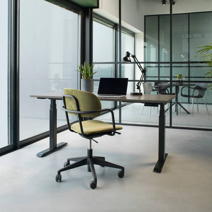 Mijn Werkkamer - Wholesale Chair - Design Bureaustoel Celia Velvet Olive1