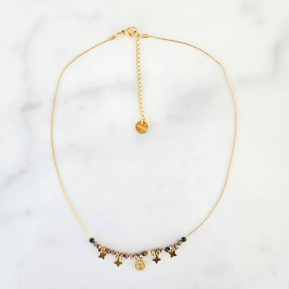 LITCHI - Wholesale Pendant/Charm Necklace - Maya sun necklace1