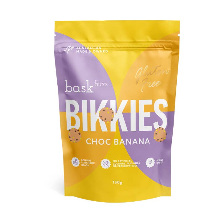 Chokolade-banan småkager for engroshandel hos Bask and Co