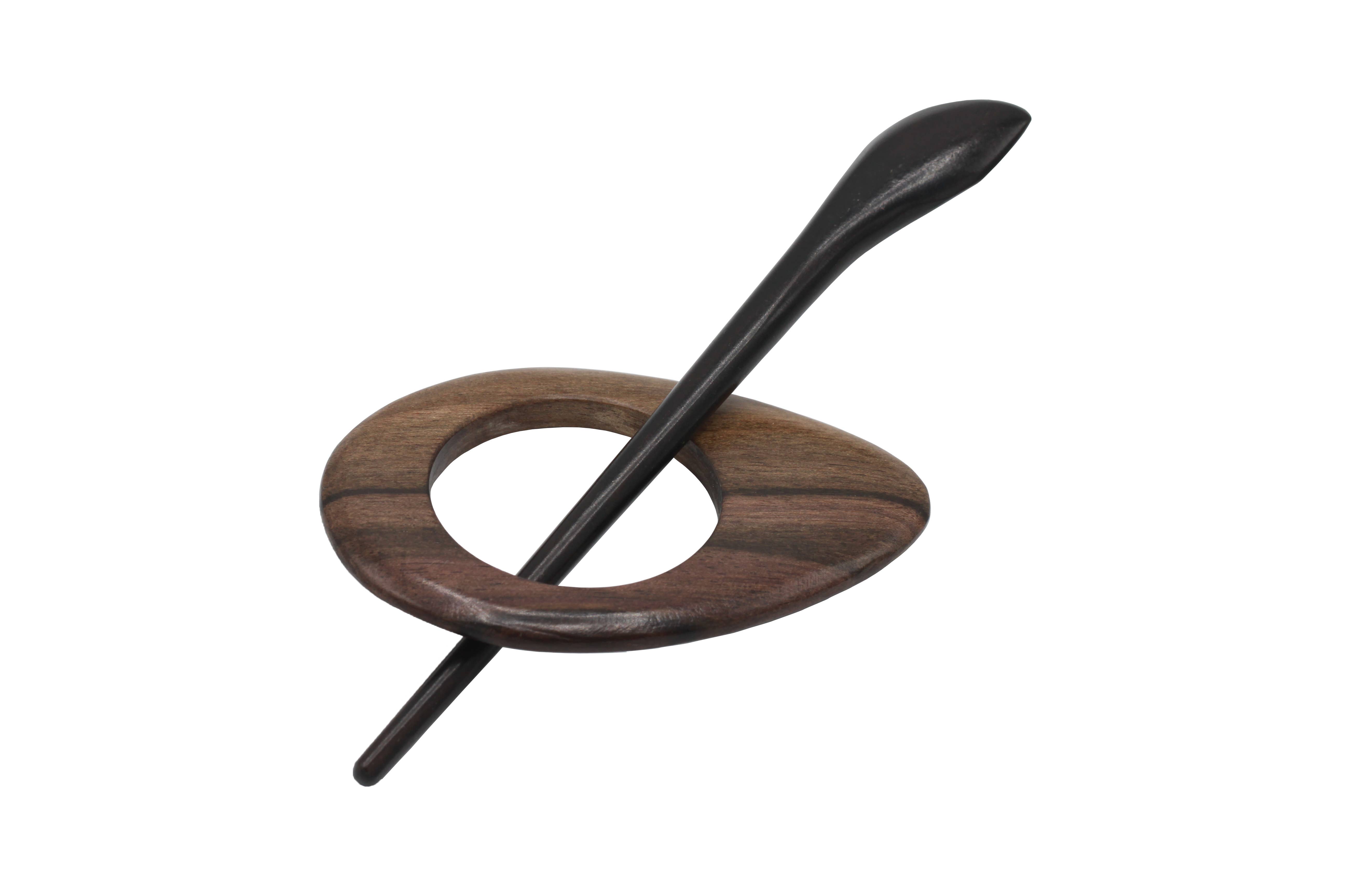 Anne B. Accessories – wholesale Brooch – Wood Scarf Pin with Stick, Scarf Buckle Shawl Buckle Knitted8