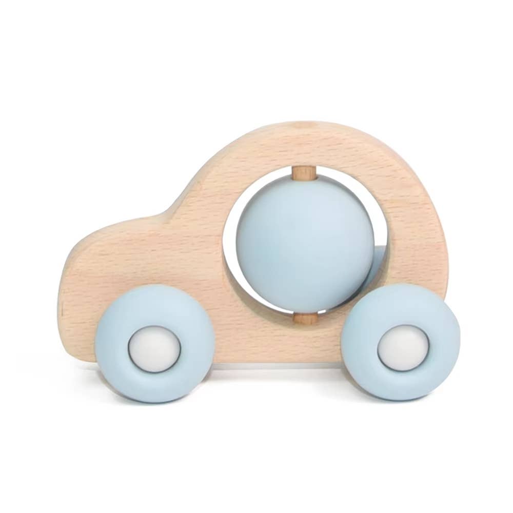 PETIKIDS - Wholesale Wood Toy - Kids - Small wooden car with silicone wheels0