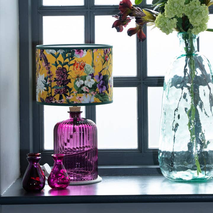 Lampe apothicaire en verre recyclé de 29 cm pour la vente par Jarapa