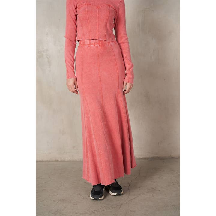 Rib Maxi Skirt for wholesale by lalamia