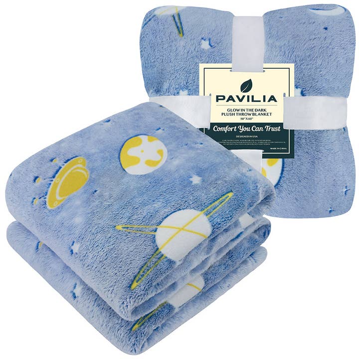 Pavilia – wholesale Prydnadsfilt – Glöd i den mörka fleecekastfilten44