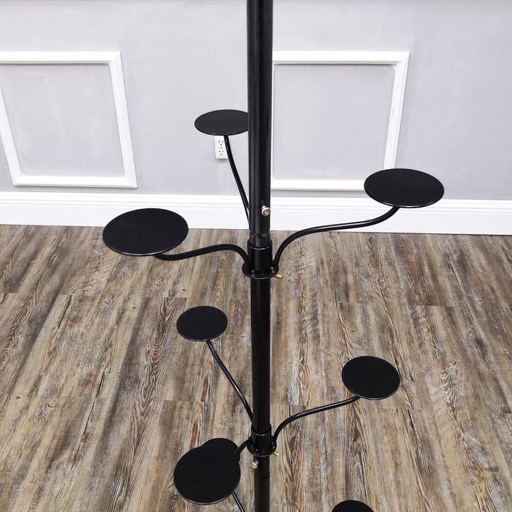 FIXTUREDISPLAYS - Wholesale Hat Rack - 5-Tier 15 Hat Rotating Hat Display Rack Standing Headwear Wig Floor Organizer 101018