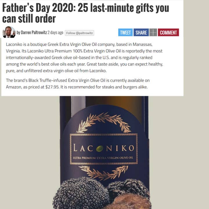 Laconiko - Wholesale Olive Oil - Laconiko Black Truffle Extra Virgin Olive Oil3