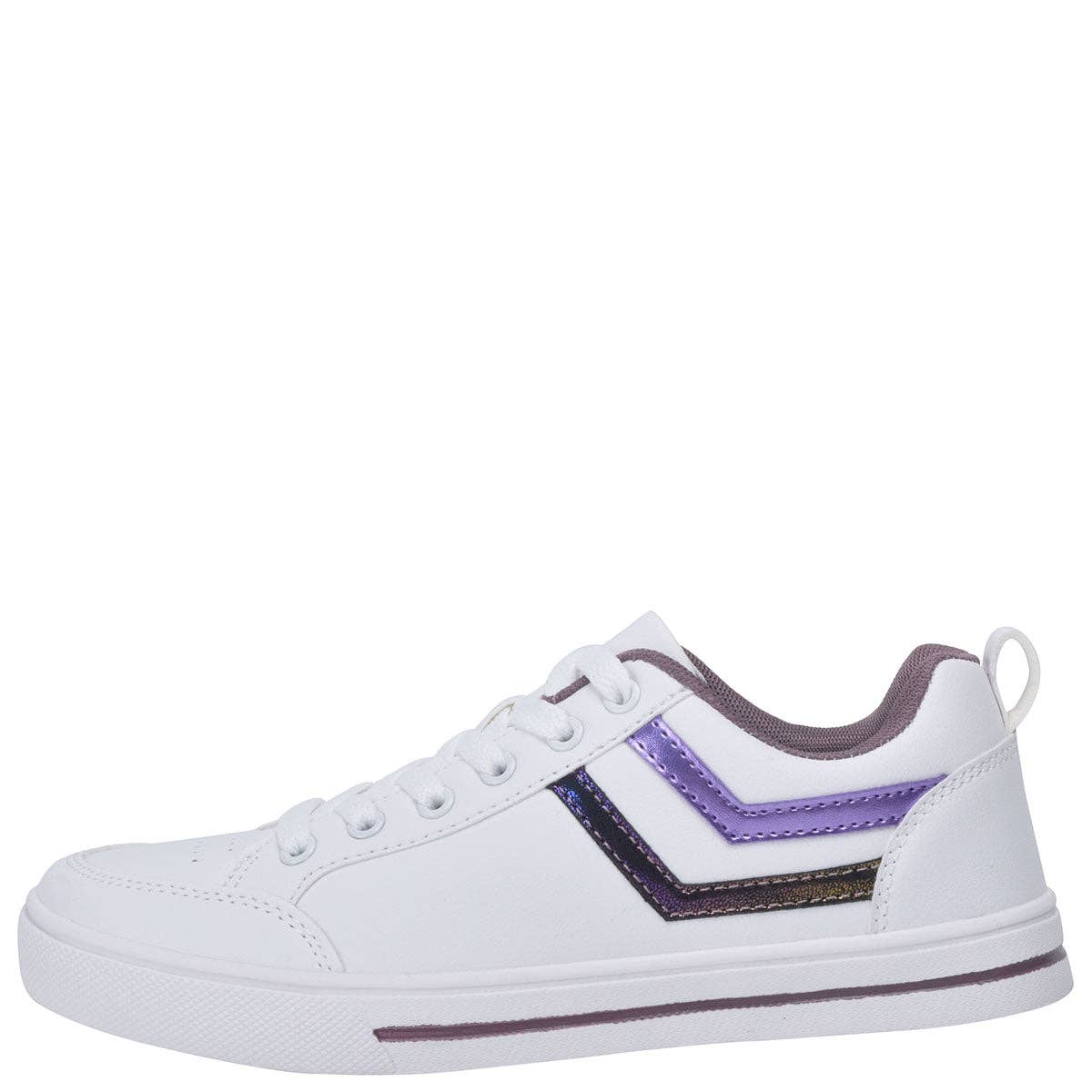 Mars Sky Shoes Wholesale - Vente Baskets tendance – femme - Geers 9519L Baskets basses classiques modernes pour femmes avec détail de bande latérale contrastante - Pack de 12 paires - 14,65/paire7