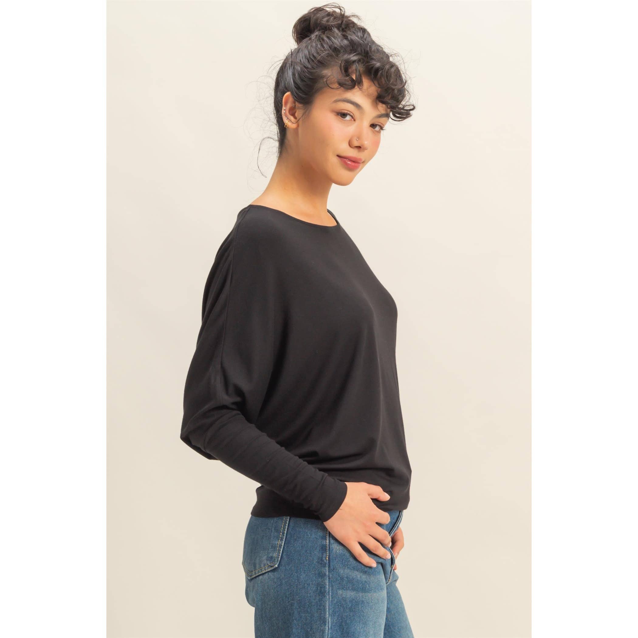 HYFVE – wholesale Stickad topp - Dam – Dolman Långärmad Topp5