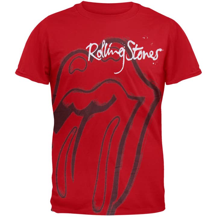 Rolling Stones - Großes Spraypaint-Zungen Herren T-Shirt für den Großhandel von Official Store