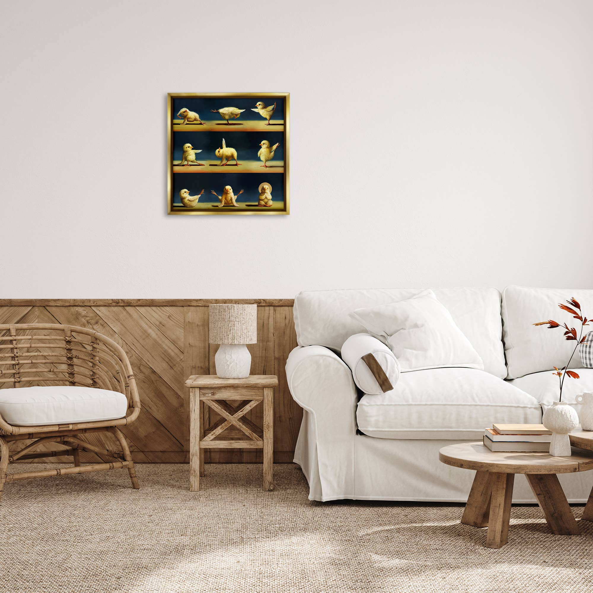 Stupell Industries - Wholesale Wall decor – Kids & Baby - Yoga Chicks Stretching Meditation Floating Frame6