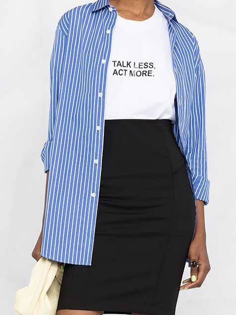 Jupe crayon noire de Patrizia Pepe pour la vente par Affaire de Femmes