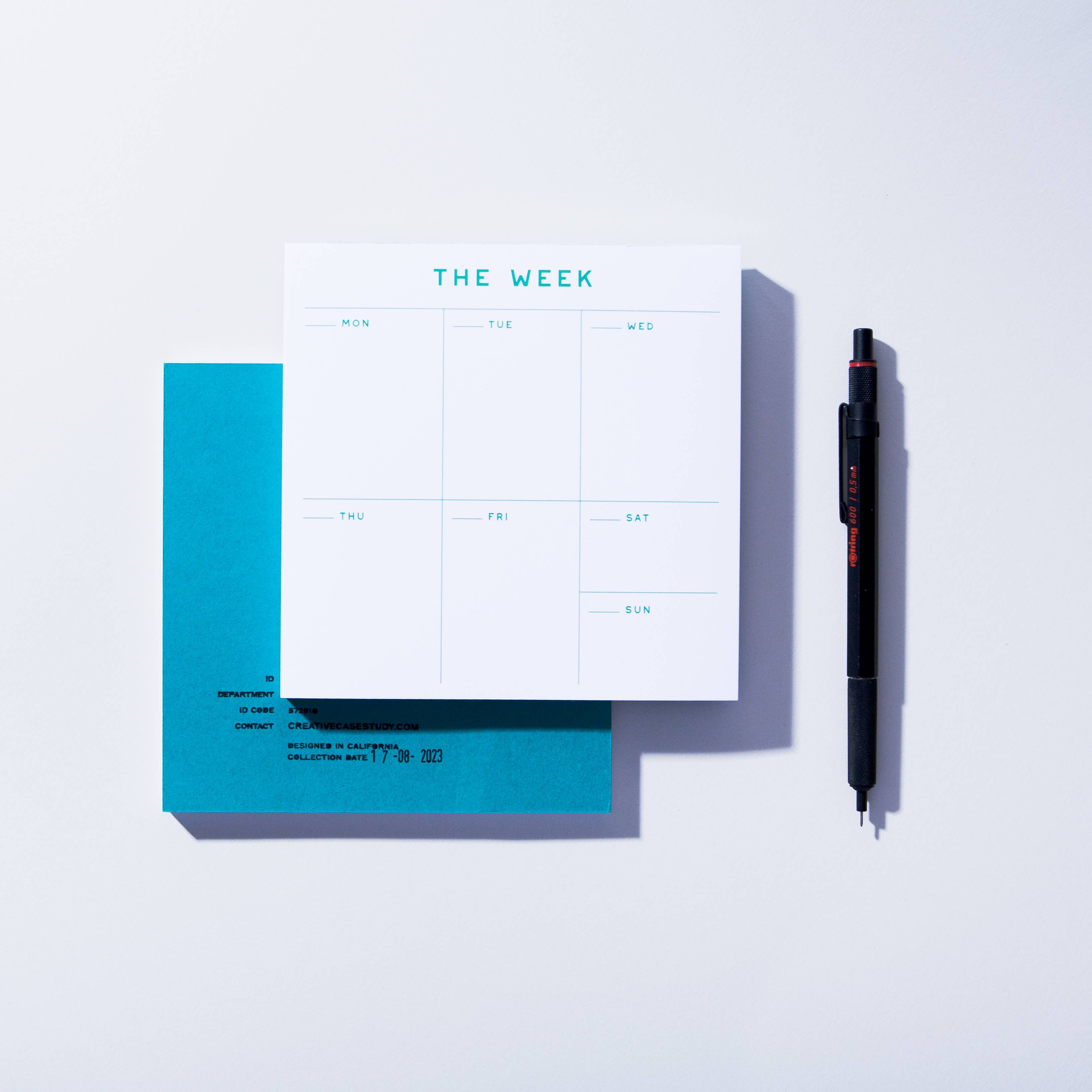 Case Study - Wholesale Planner - Small Weekly Desk Planner Notepad1