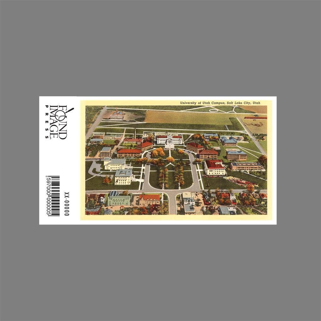 Found Image Press – Großhandel Aufkleber – Aufkleber UT-54 Universität von Utah, Salt Lake City, Utah1