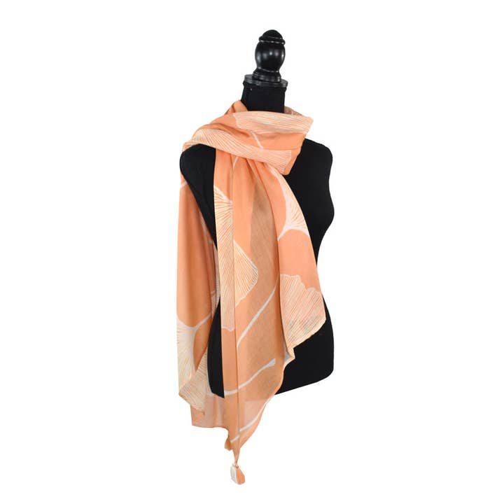 Dupatta Designs - Wholesale Scarf - Women's - Ginko Floral Scarf8