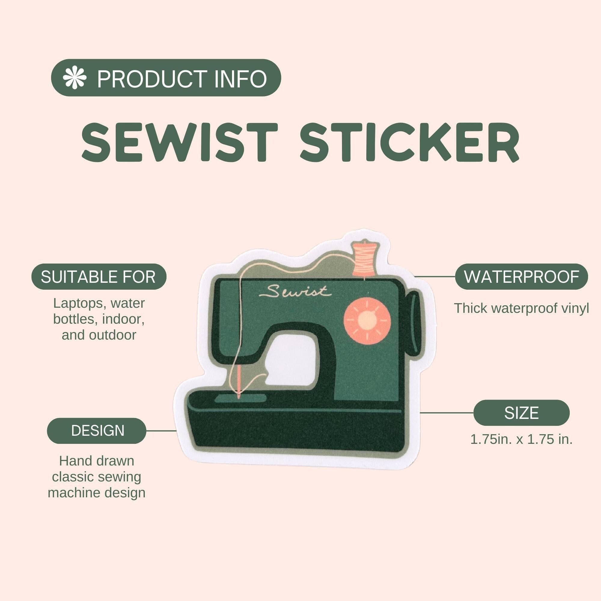 At the Dot Design - Wholesale Sticker - Vintage Sewing Sticker Craft2