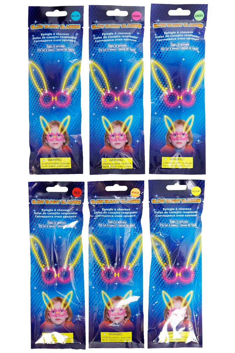 Cap Zone – wholesale Party gift – Glow In Dark Bunny Rabbit Ear Party Favor Glasses3