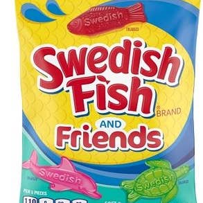 Shop The King - Wholesale Gummy - Swedish Fish Friend Peg Bag 8 oz0