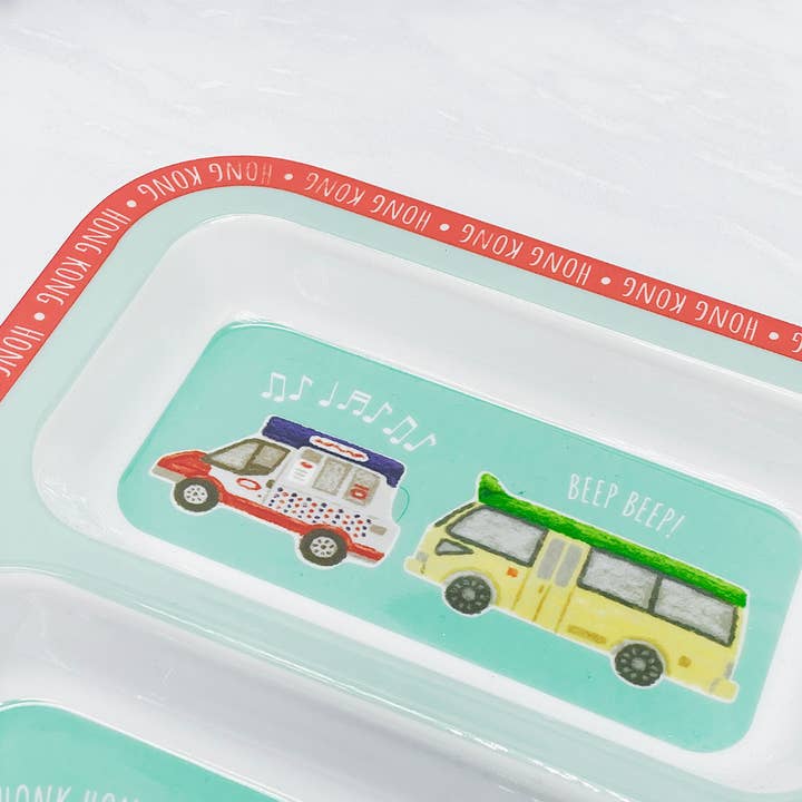 The Lion Rock Press - Wholesale Dinner Plate - Kids & Baby - KIDS PLATE: Hong Kong Transport2