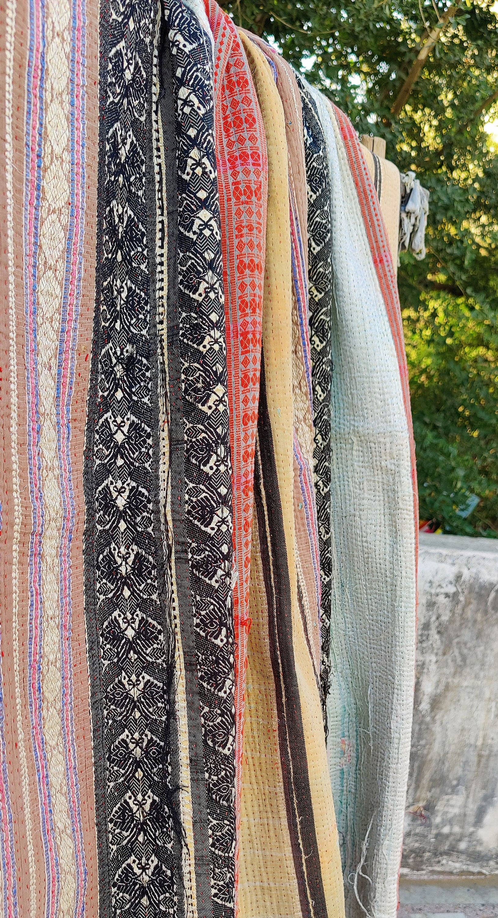 Bhawana Handicrafts - Wholesale Quilt - Bohemian Patchwork Kantha Handmade Vintage King Bedspread4